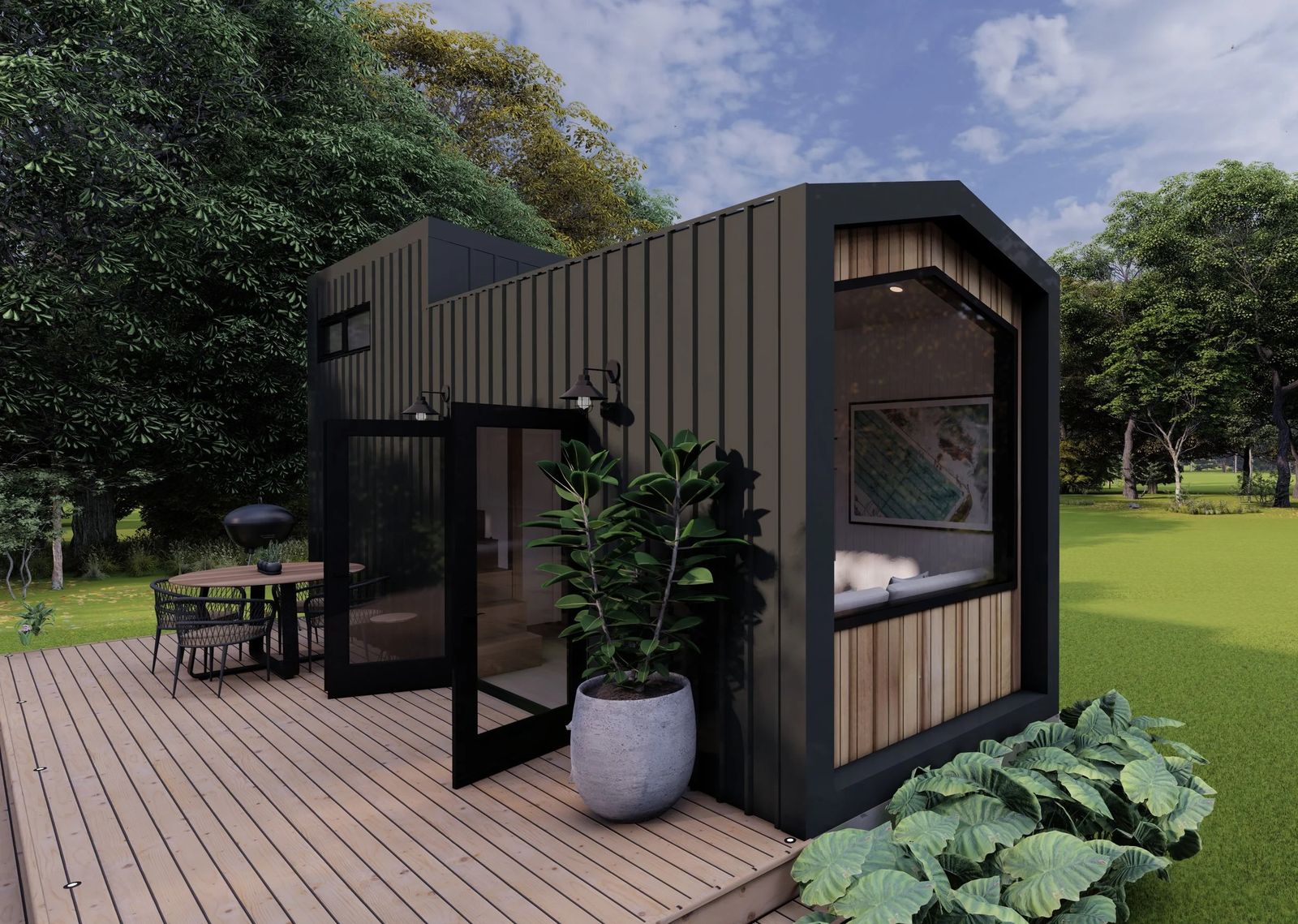 Bondi tiny house on wheels exterior