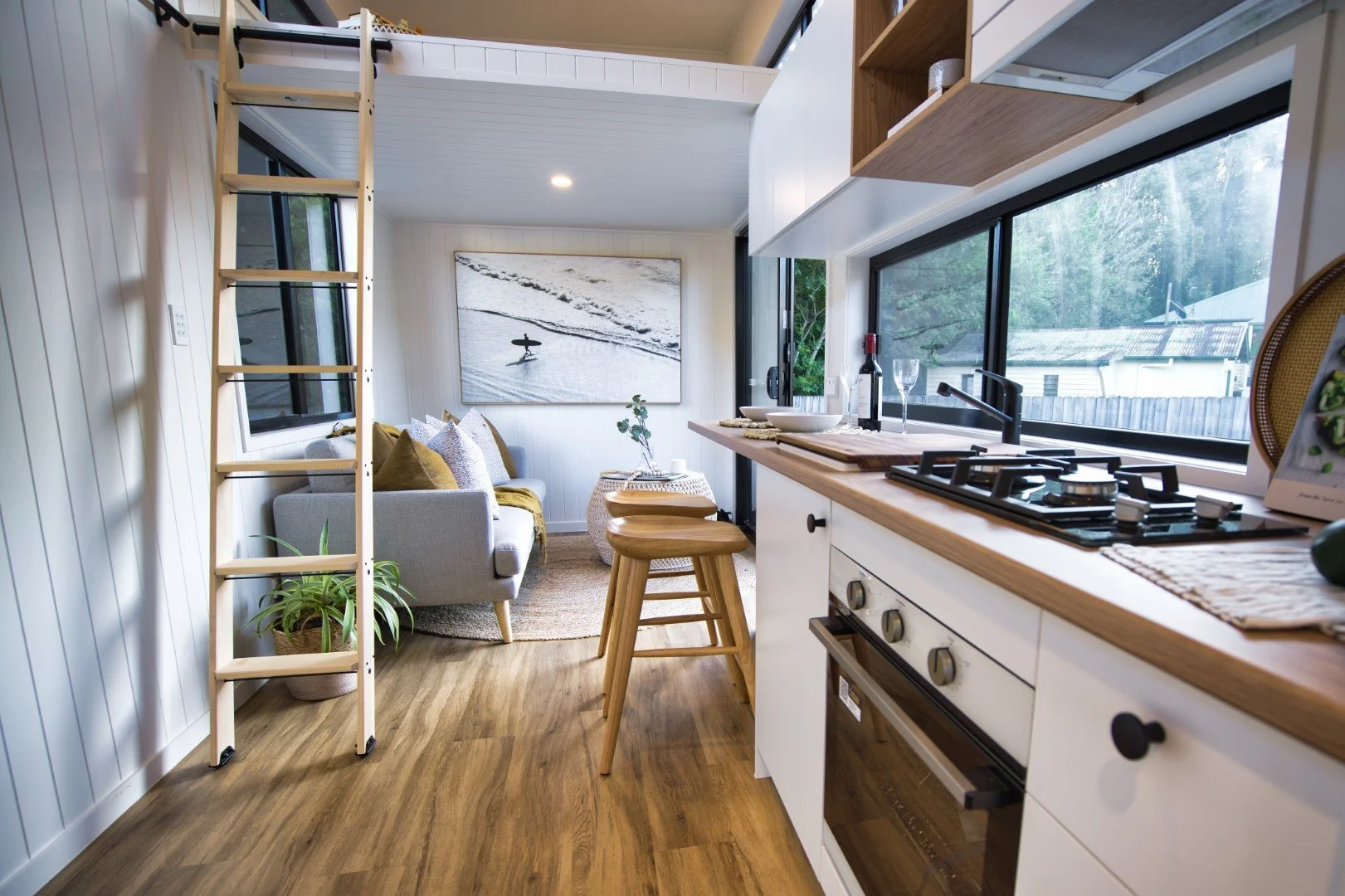Granite Bay tiny house on wheels exterior