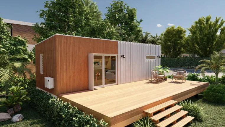 Bunya 1 bedroom modular home exterior render