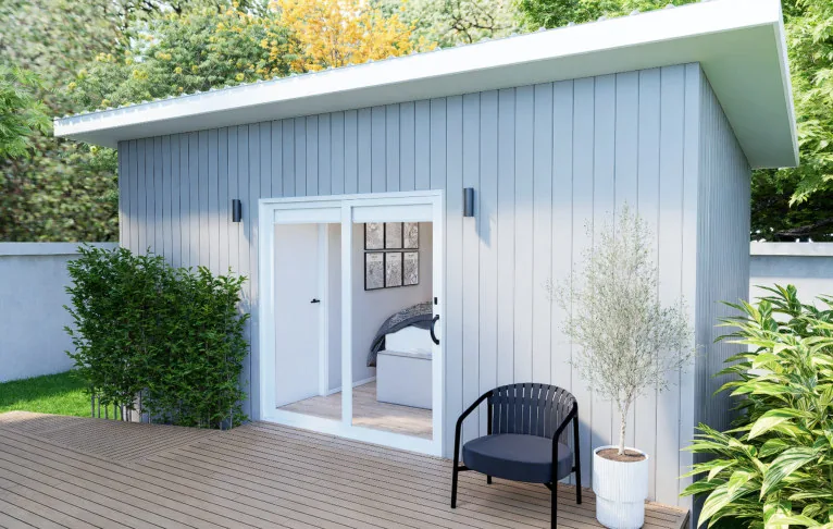 Modular ensuite exterior render