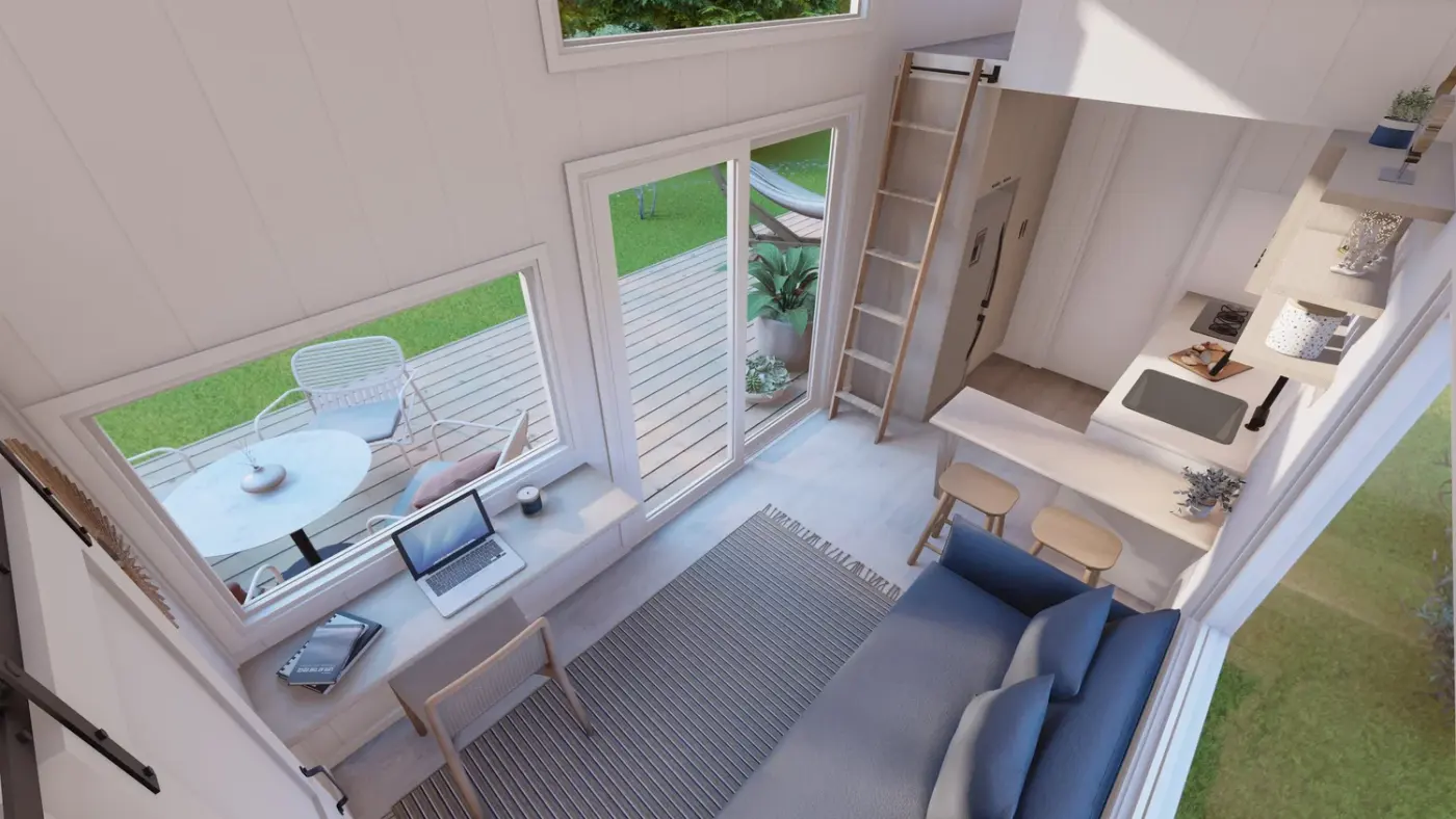 Lennox tiny house on wheels, photo 1